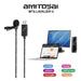 Amitosai Professional Lavalier Microphone USB 1.5m Superior G1 7