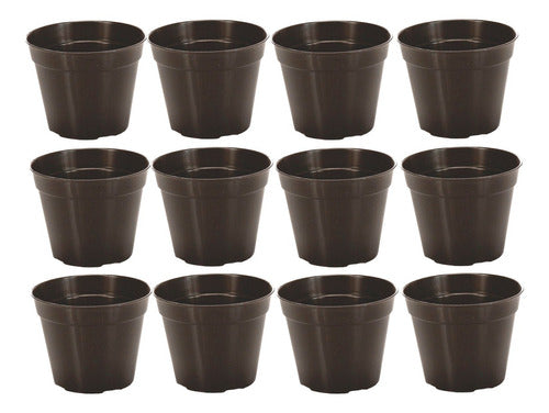 500 Vaso Redondo Mini 150ml Plantas, Suculentas, Mini Cactos 0