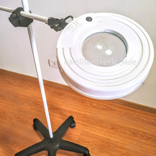 LED Cold Light Magnifying Lamp with 5 Wheels 4 Diopter 110mm VRH Special Offer 2