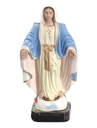 Figura Imagen Virgen Nuestra Señora De Las Gracias 30cm 0