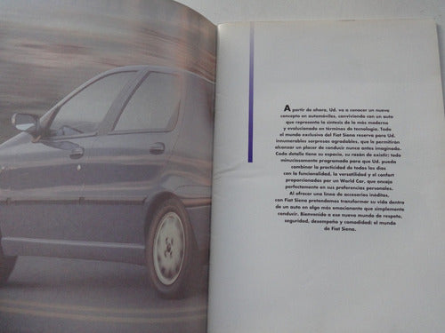 Fiat Siena Accessory Catalog Brochure Vintage Car Advertising Pamphlet 3