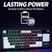 Zjfksdyx C87 Wireless Gaming Keyboard And Mouse Combo, LED 3