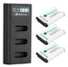 Powerextra Triple Charger +3 NP-BX1 Compatible Batteries 0