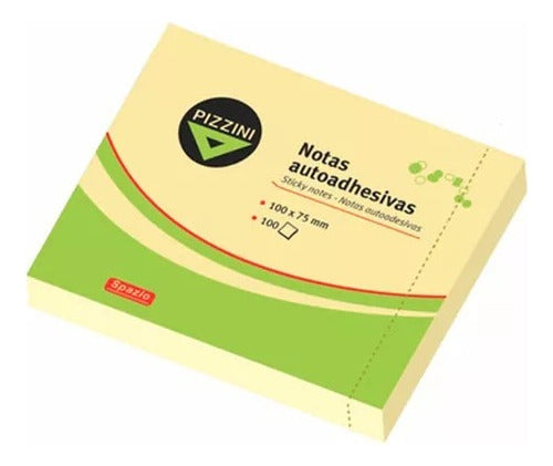 Pizzini Post It Notes 100x75mm X 100 Sheets 0