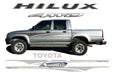 Franjas Laterales Toyota Hilux Srv 2001/4 Calcos Oracal 1