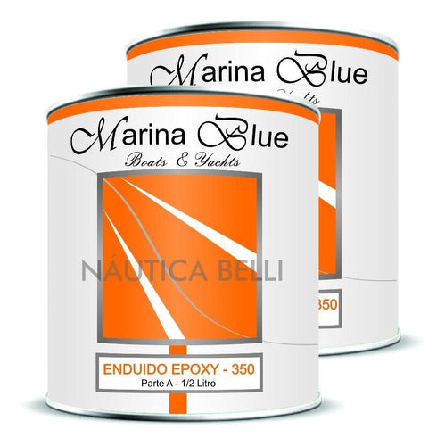 Enduido Epoxy 350 Marina Blue Imprimación 1 L - Premium 0