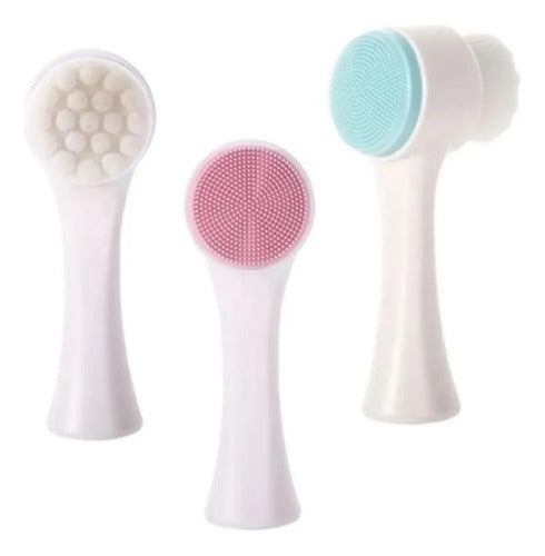 City Girl Double-Sided Facial Cleansing Brush - Exfoliating Offer 1