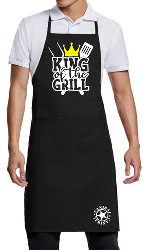 Cruz Diablo Delantal Parrillero Papá King Of The Grill 0