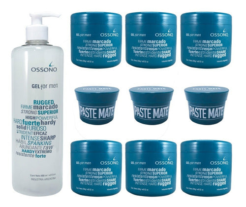 Ossono For Men, 1 Gel X 750 6 Ge Lx 250, 3 Ceritas X 50 Cc 0