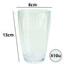 Set of 10 New Transparent Acrylic Cups 410 ml 6