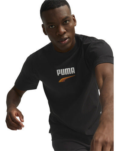 Puma Downtown Logo Sportstyle Men's Fashion Black 0