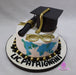 SS GOURMET Torta Graduada - Egresados Negro Dorado Mapa Anteojos 0