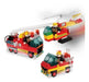 Blocky Firefighters Building Blocks Set with 100 Pieces in Bucket 1