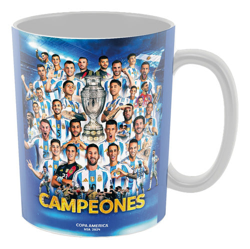 Sublifreaks Taza De Cerámica - Argentina Copa America Campeon 2024 0