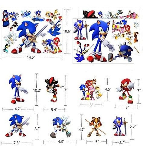 KEOJUE Sonic The Hedgehog Wall Stickers for Kids' Room 1