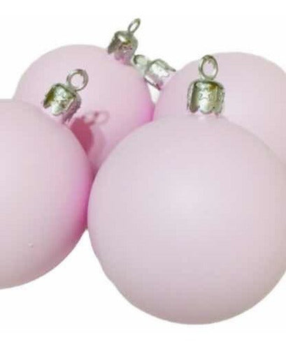 Naviplas Christmas Ornaments 7cm Pastel Pink X 90 Und For Customization 0