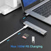 Walnew Hub Usb C, Adaptador Usb C Macbook Pro, Hub 7 En 1 Co 4