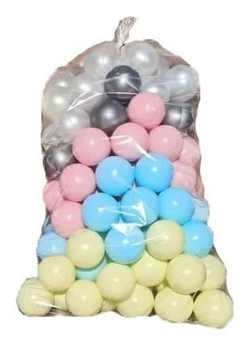 Loony Toys Pastel Colored Balls Pack of 100 for Kids 0