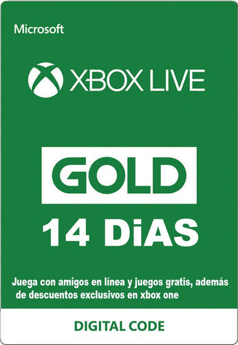 Xbox Live Gold 14 Días Código Membresía Suscripción Trial 0