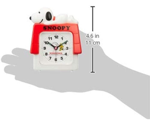 Rhythm Clock Snoopy House Alarm Clock 4SE551MS03 1