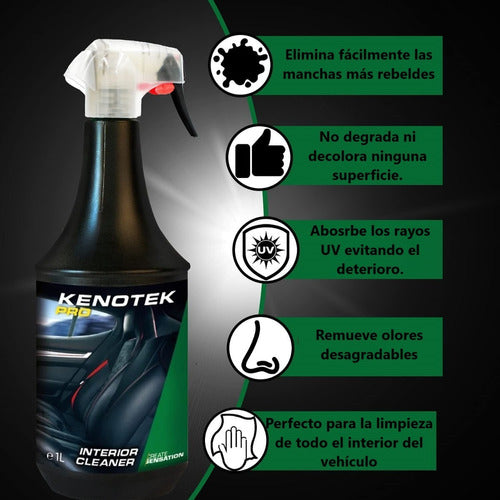 Kenotek Limpia Llantas Wheel Cleaner 1 Litro Con Gatillo 2