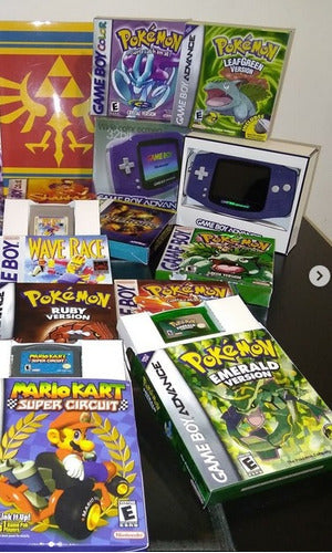 Cajas Repro Consolas Gameboy Color Advance Sp 3