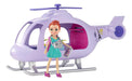 Polly Pocket Super Helicopter Doll Vehicle 5