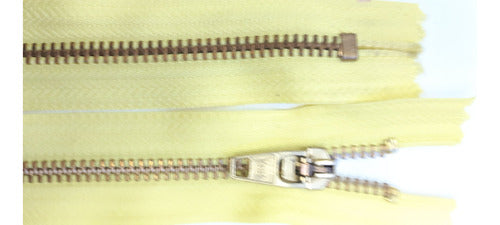 Reinforced Zippers Mgc59 Brass 14cm X50 Units 2