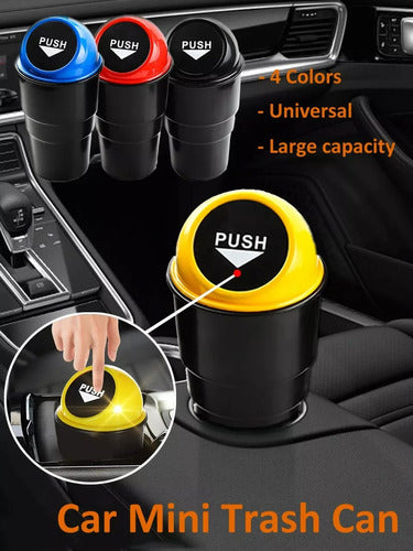 Mini Trash Can Universal with Lid for Car A-VIP 2