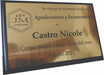 Placa: Premio/reconocimiento/profesion Similmetal 17x12 Cm. 1