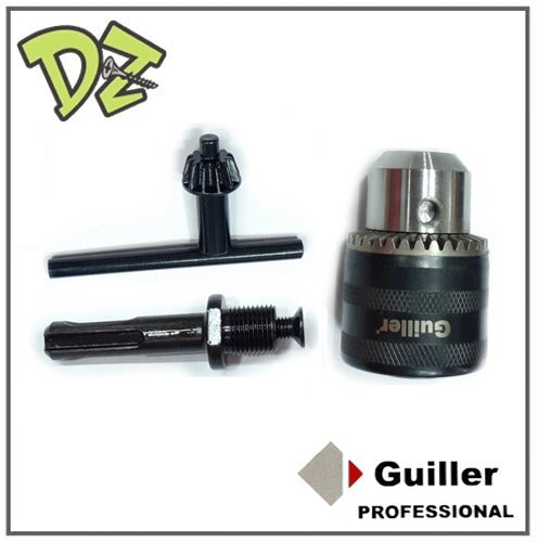 Guiller 13mm 1/2'' Thread Chuck with Adapter Set of 3 1