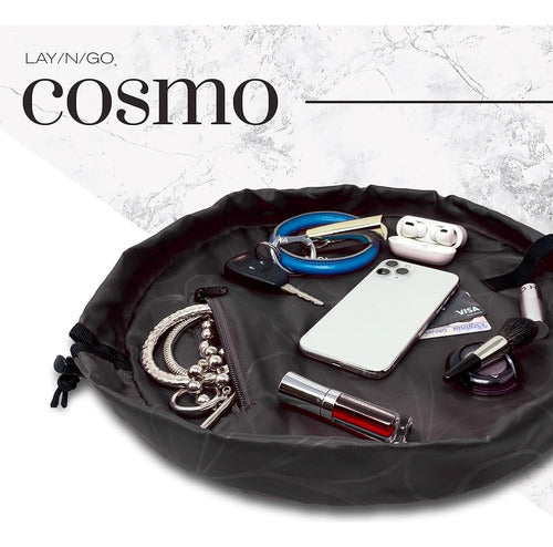 Lay-n-Go Cosmo Small Drawcord Cosmetic & Makeup Bag Organizer 3