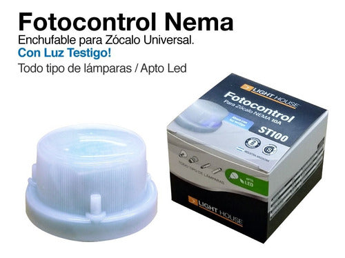 Lighthouse Fotocontrol Nema Photocell Sensor 1500W Lamps 1