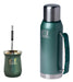 Lüsqtoff 1L Thermos Mate Kit with Stainless Steel Mate and Straw 0