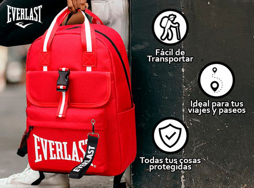 Everlast Women's Urban Anti-Theft Backpack Purse Urban Back Lady 26