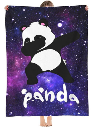 Linda Manta De Panda Mantas De Franela Suaves, Cálidas Y Lig 1