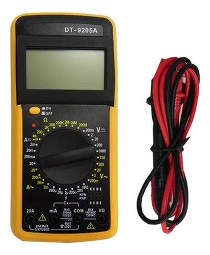 Tester Digital Multimetro Rottweiler Dt 9205a Evol0176 0