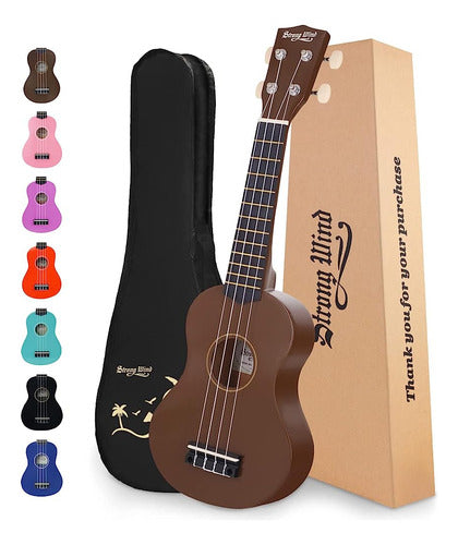 Strong Wind Soprano Ukulele 21 Inch Basswood Ukeleles Para P 0