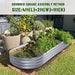 Cajas De Jardin Elevada Galvanizada Para Exterior Forma Oval 2