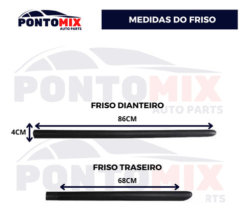 Jogo Friso Lateral Palio 2001 2002 2003 2004 2005 4 Portas 3