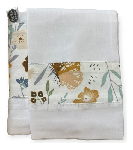 Little Ones Printed Edge Baby Crib Sheet Set 0