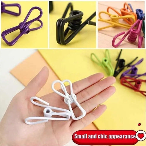 Stainless Steel Clips x10 Multi-Purpose Universal Colors 5