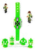 QuickShot Ben 10 Watch with Lights and Sound Effects Featuring 4 Characters 0