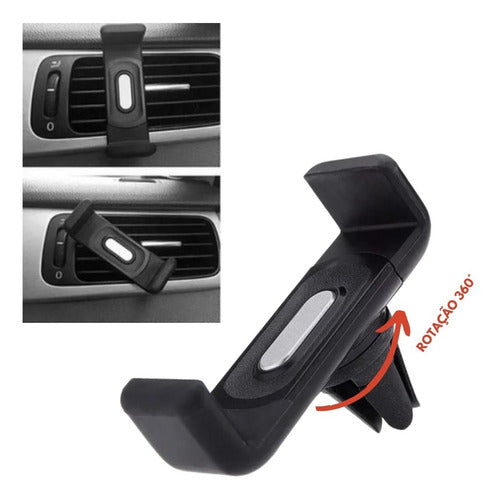 Suporte Automotivo Veicular Saída Ar Suporte Carro Celular 5