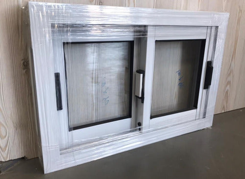 White Window 100x60 with Glass 3