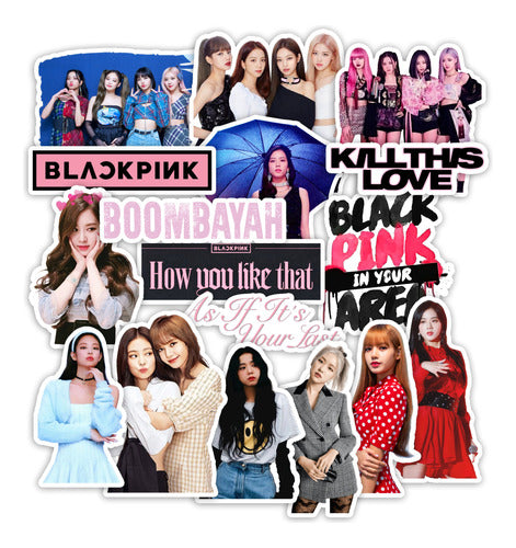 Stickarte_arg Stickers Blackpink Lisa Jisoo Jennie Rose 20 Unidades 0