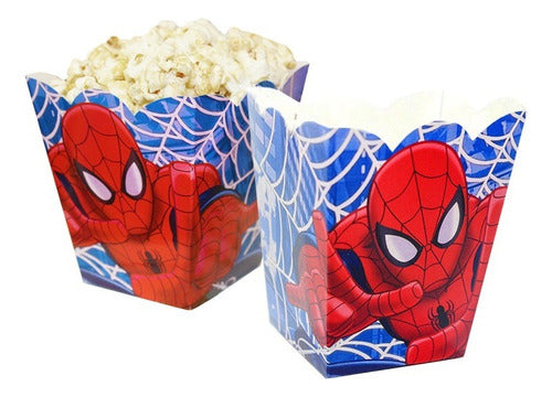 Otero Spiderman Popcorn Box X 6 Units 0