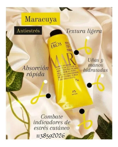 Natura Crema Hidratante De Manos Ekos Castaña, Maracuya Y Acaí 3