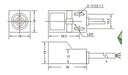 Reemplazo SN05-P2 Inductive Sensor 1