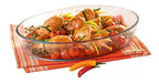 Marinex Asadera Fuente Vidrio Oval 2.4lts 30x21cm Horno 6345 2